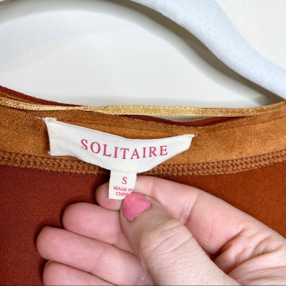 Anthropologie Solitaire Faux Suede Coat Size Small - Picture 5 of 9